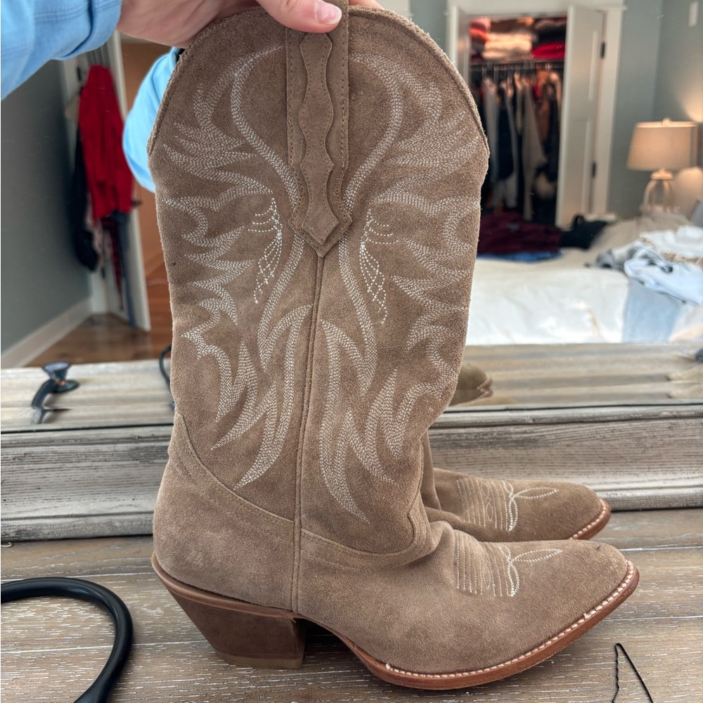 Idyllwind Brown Embroidered Heeled Boots